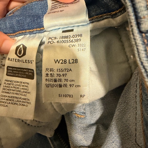 Levis Womens 721 High Rise Skinny Jeans size 28 - Picture 6 of 6